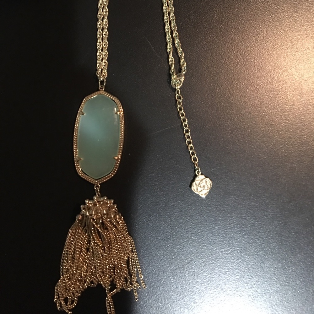 Kendra Scott turquoise pendent necklace w/tassel